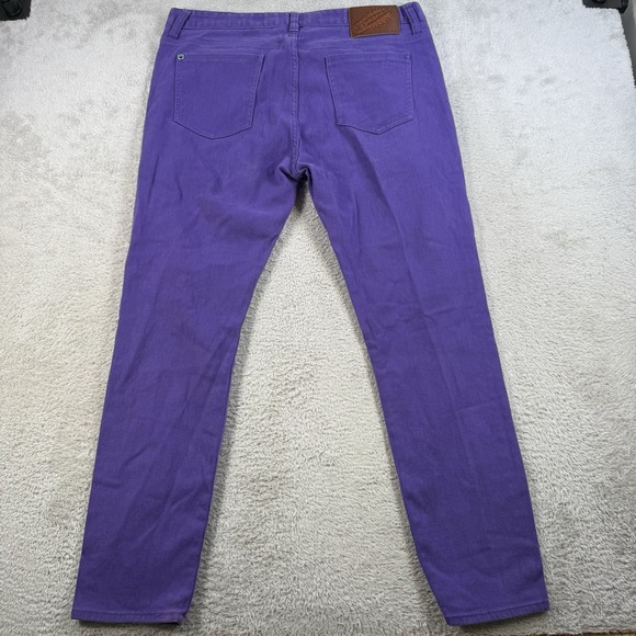 Billionaire Boys Ice Cream Jeans Mens 38x30 Purple Denim Running Dog Logo Y2K - Picture 6 of 8